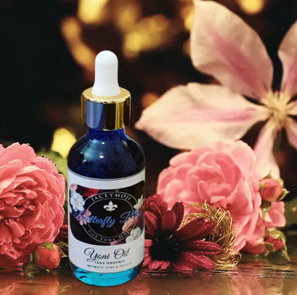 Butterfly Bliss Yoni Oil for leucorrhoea relief, arousal, and all day odor protection